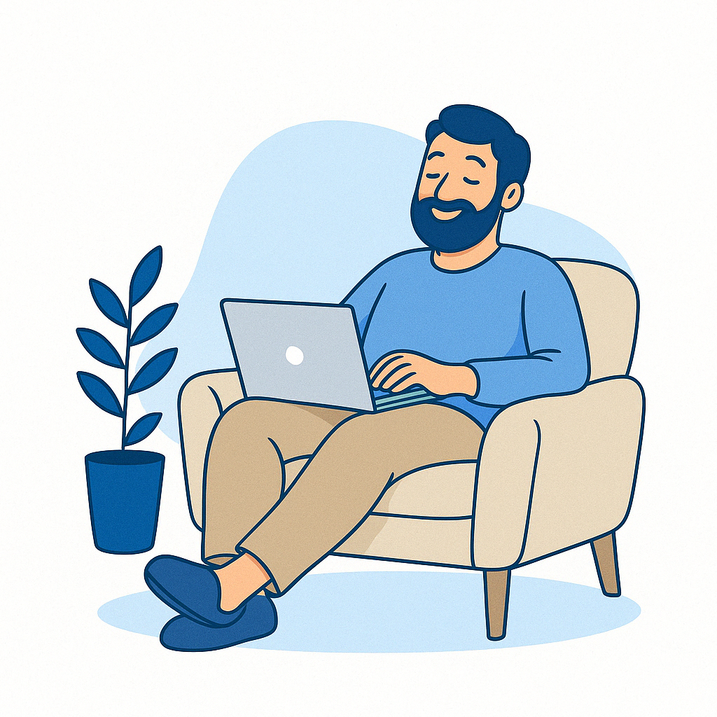 Représentant du support client aidant un client