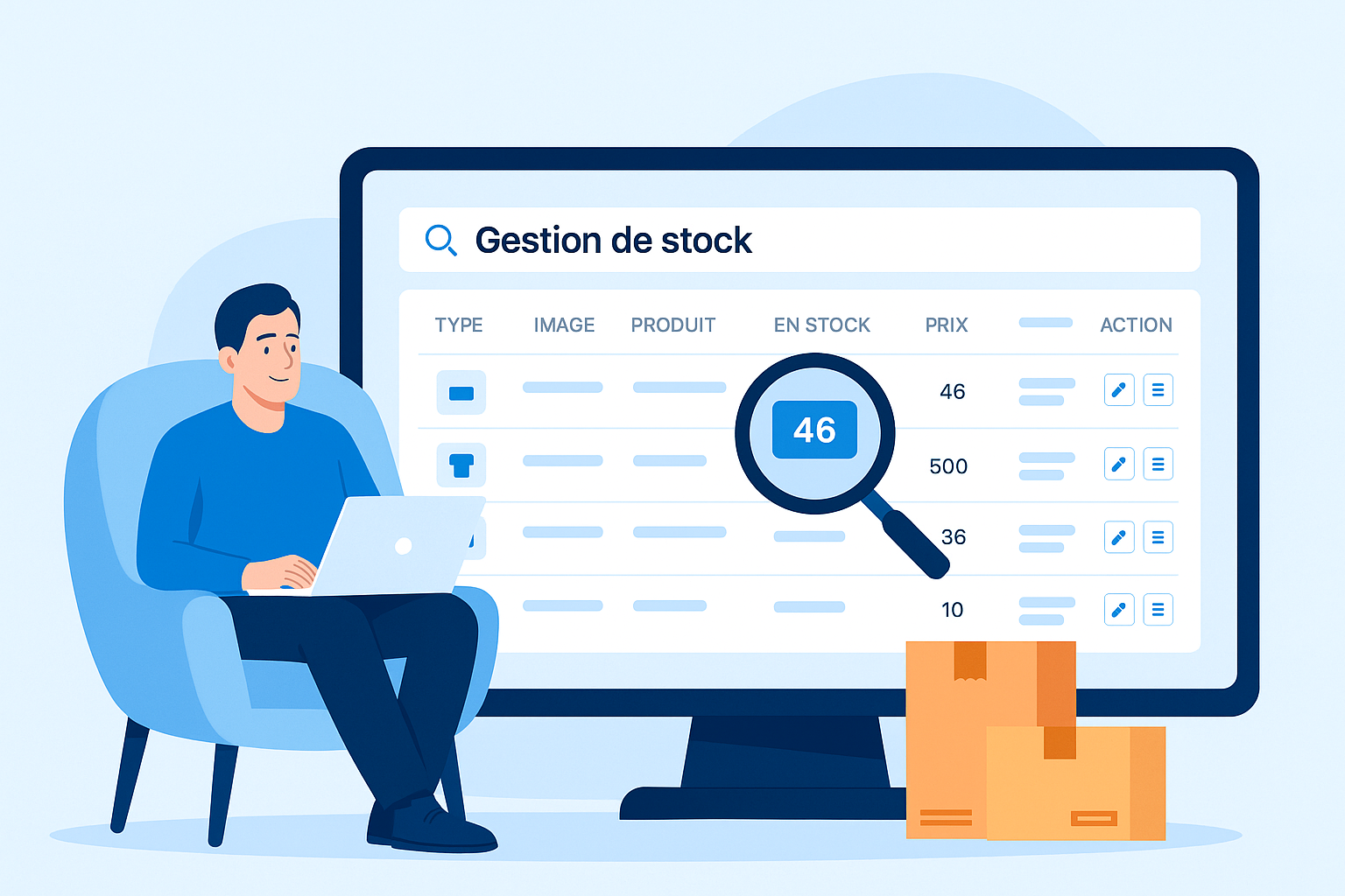 Gestion de stock en temps réel